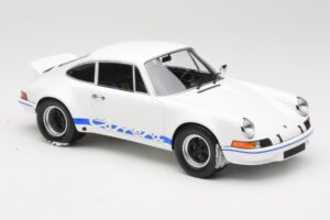 Porsche 911 Carrera RSR Group 4 GT Bílý & Modrý 1973 Minichamps 1:18 107065020 Kov – obrázek 4 z 6