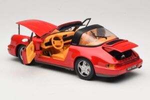 Porsche 911 Carrera Targa Červený Anson 1:18 3054 Kov – obrázek 5 z 8