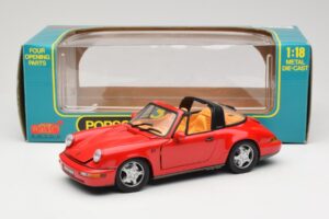 Porsche 911 Carrera Targa Červený Anson 1:18 3054 Kov – obrázek 8 z 8