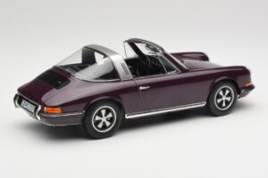 Porsche 911 E Targa Fialový Norev 1:18 187644 Kov – obrázek 3 z 7