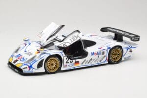 Porsche 911 GT1 #25 Porsche AG U. Alzen / J. Muller / B. Wollek 24 Hours of Le Mans 1998 Maisto 1:18 56052 Kov – obrázek 2 z 8