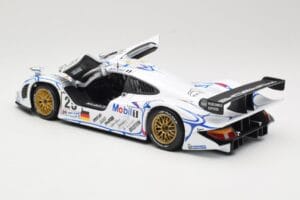 Porsche 911 GT1 #25 Porsche AG U. Alzen / J. Muller / B. Wollek 24 Hours of Le Mans 1998 Maisto 1:18 56052 Kov – obrázek 5 z 8