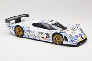 Porsche 911 GT1 #25 Porsche AG U. Alzen / J. Muller / B. Wollek 24 Hours of Le Mans 1998 Maisto 1:18 56052 Kov – obrázek 6 z 8