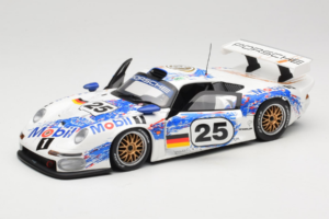 Porsche 911 GT1 #25 H. Stuck / T. Boutsen / B. Wollek 24 Hours of Le Mans 1996 UT Models 1:18 180966625 Kov – obrázek 2 z 8
