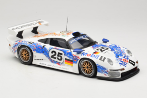 Porsche 911 GT1 #25 H. Stuck / T. Boutsen / B. Wollek 24 Hours of Le Mans 1996 UT Models 1:18 180966625 Kov – obrázek 6 z 8