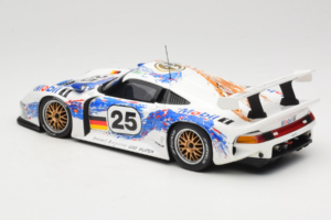 Porsche 911 GT1 #25 H. Stuck / T. Boutsen / B. Wollek 24 Hours of Le Mans 1996 UT Models 1:18 180966625 Kov – obrázek 7 z 8