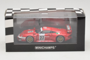Porsche 911 GT1 #27 BMS Scuderia Italia 24 Hours of Le Mans 1997 Minichamps 1:43 430976627 Kov – obrázek 4 z 4