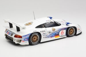 Porsche 911 GT1 #6 T. Boutsen / H-J. Stuck 1997 UT Models 1:18 39720 Kov – obrázek 3 z 8