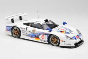 Porsche 911 GT1 #6 T. Boutsen / H-J. Stuck 1997 UT Models 1:18 39720 Kov – obrázek 6 z 8