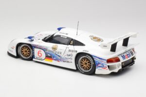 Porsche 911 GT1 #6 T. Boutsen / H-J. Stuck 1997 UT Models 1:18 39720 Kov – obrázek 7 z 8