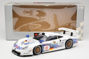 Porsche 911 GT1 #6 T. Boutsen / H-J. Stuck 1997 UT Models 1:18 39720 Kov – obrázek 8 z 8
