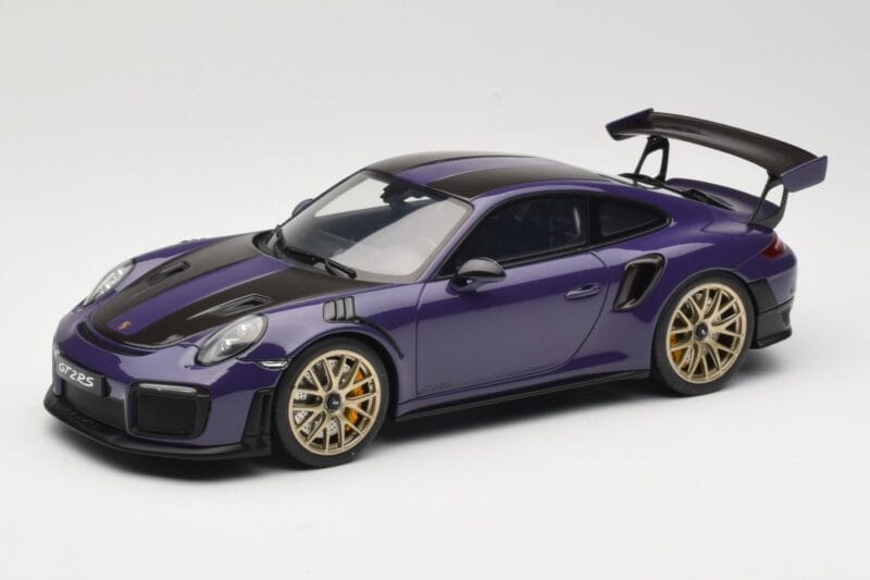Porsche 911 GT2 RS 991.2 Ultraviolet GT Spirit 1:18 GT926 Pryskyřice