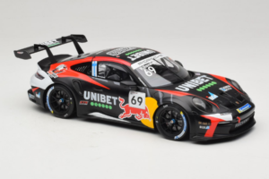 Porsche 911 GT3 Cup 992 #69 K. Rovanpera Zolder GP 2024 IXO 1:18 18RMC226 Kov – obrázek 4 z 6