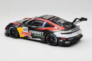 Porsche 911 GT3 Cup 992 #69 K. Rovanpera Zolder GP 2024 IXO 1:18 18RMC226 Kov – obrázek 5 z 6