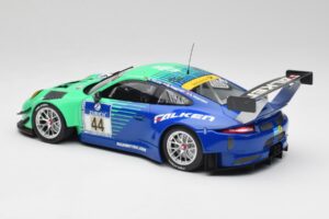 Porsche 911 GT3 R #44 Falken Motorsport W. Henzler / P. Dumbreck NBR 2016 Minichamps 1:18 155166044 Kov – obrázek 5 z 6