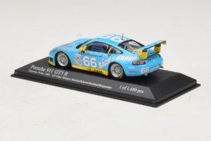 Porsche 911 GT3 R #66 Buckler / Schrom 24 Hours of Daytona 2002 Minichamps 1:43 400026966 Kov – obrázek 3 z 4