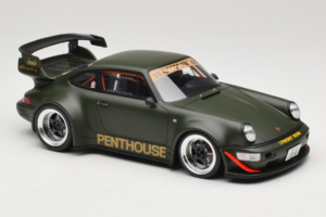 Porsche 911 RWB Penthouse Kaki Green GT Spirit 1:18 GT559 Pryskyřice – obrázek 4 z 6