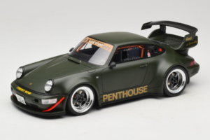 Porsche 911 RWB Penthouse Kaki Green GT Spirit 1:18 GT559 Pryskyřice