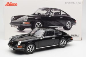 Porsche 911 S Černý Schuco 1:18 450047200 Kov – obrázek 8 z 8