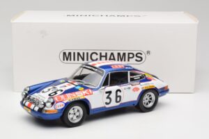 Porsche 911 S #36 B. Waldegard / C. Cheneviere 24 Hours of Le Mans 1971 Minichamps 1:18 107716836 Pryskyřice – obrázek 6 z 6