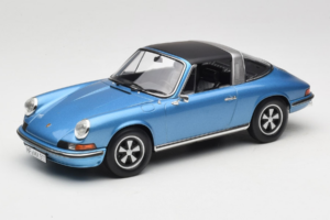 Porsche 911 S Targa Blue Metallic Norev 1:18 187646 Kov – obrázek 2 z 8