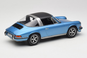 Porsche 911 S Targa Blue Metallic Norev 1:18 187646 Kov – obrázek 3 z 8