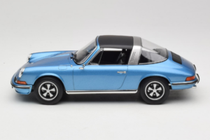 Porsche 911 S Targa Blue Metallic Norev 1:18 187646 Kov – obrázek 4 z 8
