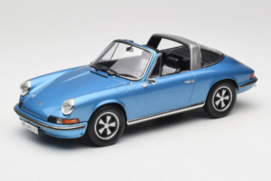 Porsche 911 S Targa Blue Metallic Norev 1:18 187646 Kov