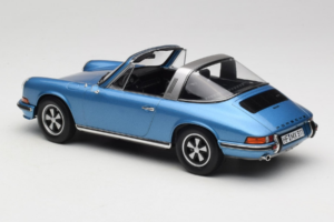Porsche 911 S Targa Blue Metallic Norev 1:18 187646 Kov – obrázek 6 z 8