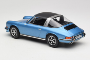 Porsche 911 S Targa Blue Metallic Norev 1:18 187646 Kov – obrázek 7 z 8
