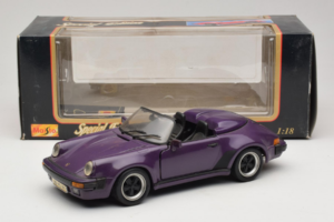 Porsche 911 3.2 Speedster Fialový Maisto 1:18 50248 Kov – obrázek 8 z 8