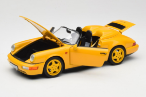 Porsche 911 964 Speedster Speed Yellow Norev 1:18 187130 Kov – obrázek 2 z 8