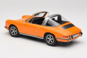 Porsche 911 T Targa Oranžový Norev 1:18 187220 Kov – obrázek 7 z 8