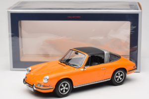 Porsche 911 T Targa Oranžový Norev 1:18 187220 Kov – obrázek 8 z 8