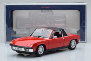 Porsche 914 1.7 Bahia Červený Norev 1:18 187690 Kov – obrázek 7 z 7