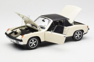 Porsche 914/6 Světlá Slonová Kost AUTOart 1:18 77933 Kov – obrázek 2 z 8