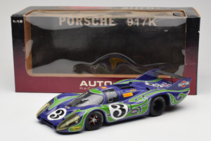 Porsche 917 LH #3 Hippie 2nd Place 24 Hours of Le Mans 1970 AUTOart 1:18 87075-R1 Kov – obrázek 8 z 8