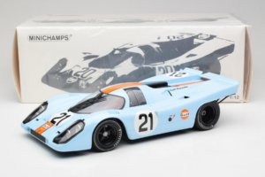 Porsche 917K Gulf #21 P. Rodriguez / L. Kinnunen J.W. Automotive Engineering 24 Hours of Le Mans 1970 Minichamps 1:12 1237066 – obrázek 6 z 6
