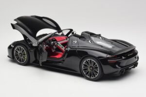 Porsche 918 Spyder Čedič Černá Metalíza Minichamps 1:18 110062431 Kov – obrázek 5 z 8