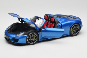 Porsche 918 Spyder Blue Metallic Minichamps 1:18 110062432 Kov – obrázek 2 z 8