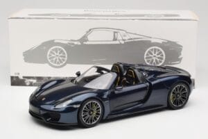 Porsche 918 Spyder Modrý Metallic Minichamps 1:18 113062434 Kov – obrázek 8 z 8