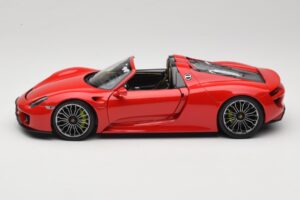 Porsche 918 Spyder Červený Minichamps 1:18 110062435 Kov – obrázek 4 z 8