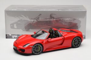 Porsche 918 Spyder Červený Minichamps 1:18 110062435 Kov – obrázek 8 z 8
