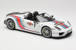 Porsche 918 Spyder Weissach Package Martini Minichamps 1:18 110062440 Kov – obrázek 6 z 8