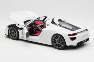 Porsche 918 Spyder Bílý Minichamps 1:18 110062436 Kov – obrázek 5 z 8