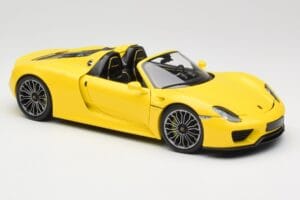 Porsche 918 Spyder Žlutý Minichamps 1:18 110062434 Kov – obrázek 6 z 8
