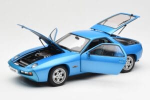 Porsche 928 Modrý AUTOart 1:18 77901 Kov – obrázek 2 z 8
