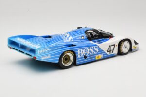 Porsche 956L #47 Hugo Boss V. Merl / H. Grohs / A. Plankenhorn 24 Hours of Le Mans 1984 Minichamps 1:18 183846947 Kov – obrázek 3 z 8