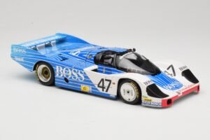Porsche 956L #47 Hugo Boss V. Merl / H. Grohs / A. Plankenhorn 24 Hours of Le Mans 1984 Minichamps 1:18 183846947 Kov – obrázek 6 z 8