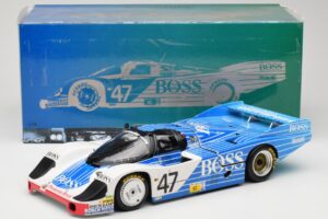 Porsche 956L #47 Hugo Boss V. Merl / H. Grohs / A. Plankenhorn 24 Hours of Le Mans 1984 Minichamps 1:18 183846947 Kov – obrázek 8 z 8